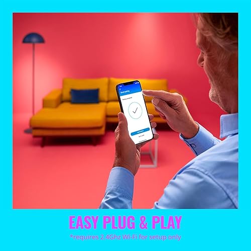 Miniatura 5 de WiZ Connected WiZ - Extensión de tira de luz LED RGB de 3 pies que cambia de color, se conecta a tu Wi-Fi existente de 2.4 GHz, aplicación de