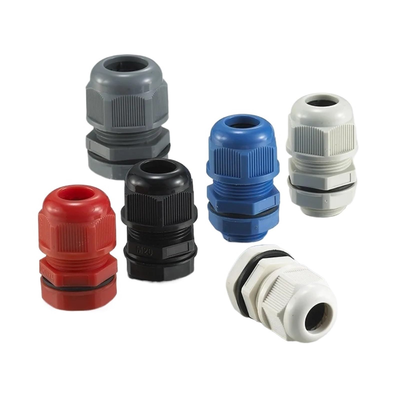 Presse-étoupes étanches IP68 en nylon blanc M12 isolant efficacement vos câbles de 4-8mm - 6