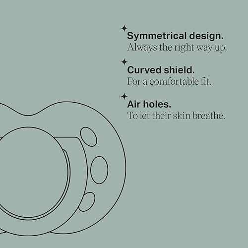 Miniatura 3 de Tommee Tippee Fun Soother, 6-18 meses, paquete de 6 con un pezón de silicona simétrico y sin BPA