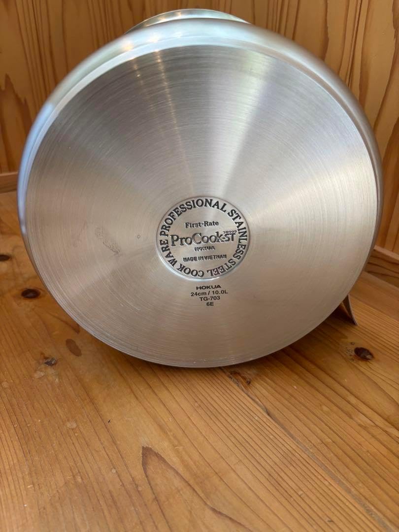 ・品寸胴鍋 プロクックST 24㎝ 北陸アルミニウム
