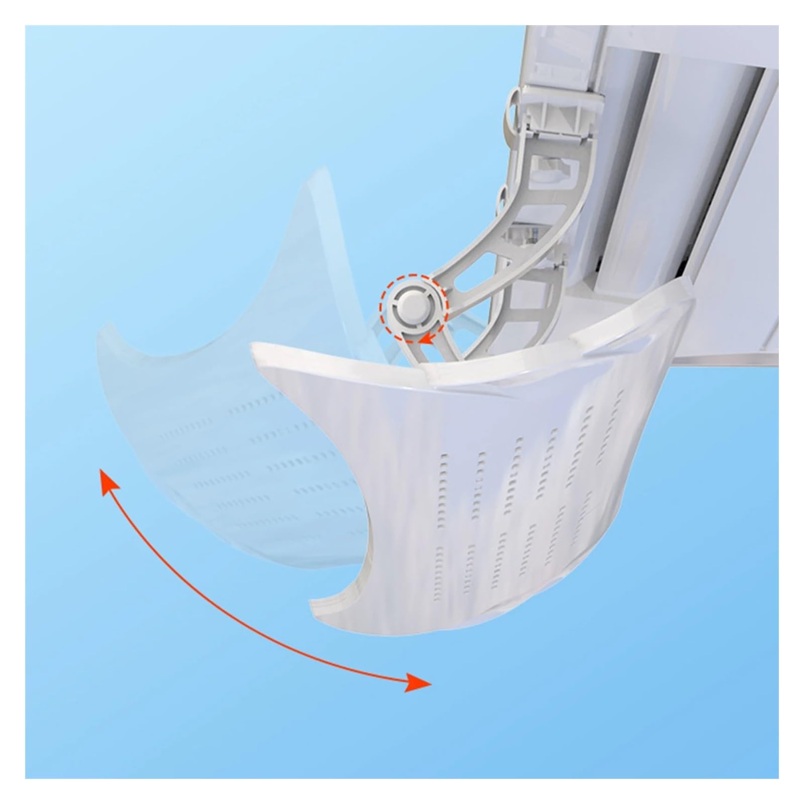 Deflector De Aire Acondicionado 4 Uds Deflector De Ventilación De Aire Acondicionado Central Ajustable Fácil De Instalar Parabrisas For Accesorios Del Hogar