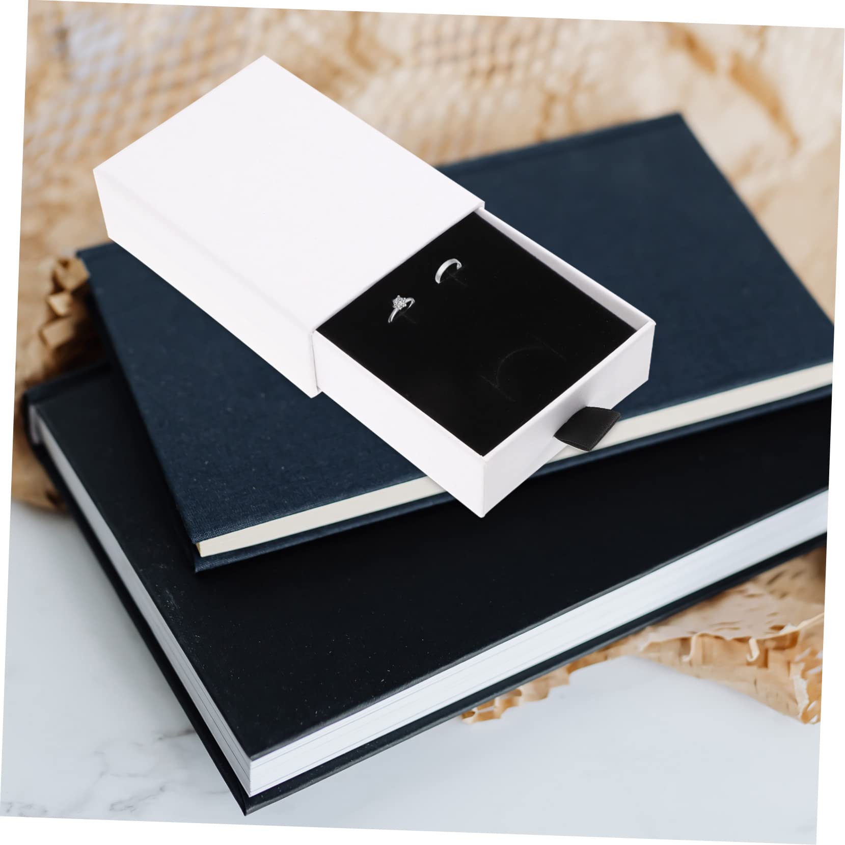 Ornamenti da 20 PCS Scatola di stoccaggio di Gioielli Elegante cassetto Design Collane Orecchini Braccialetti Anelli Braccialetti Ci pendanti per l'organizzazione e i Regali Ornamenti