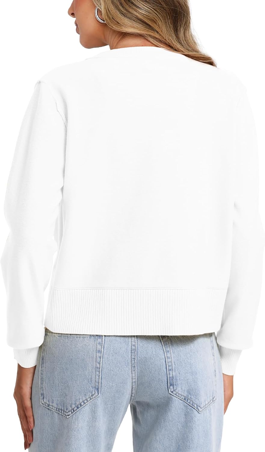 Darong Women's Lightweight Cardigan Sweater Long Sleeve Button Down Crew Neck Spring Outfits Fashion 2026 Clothing - Image 2