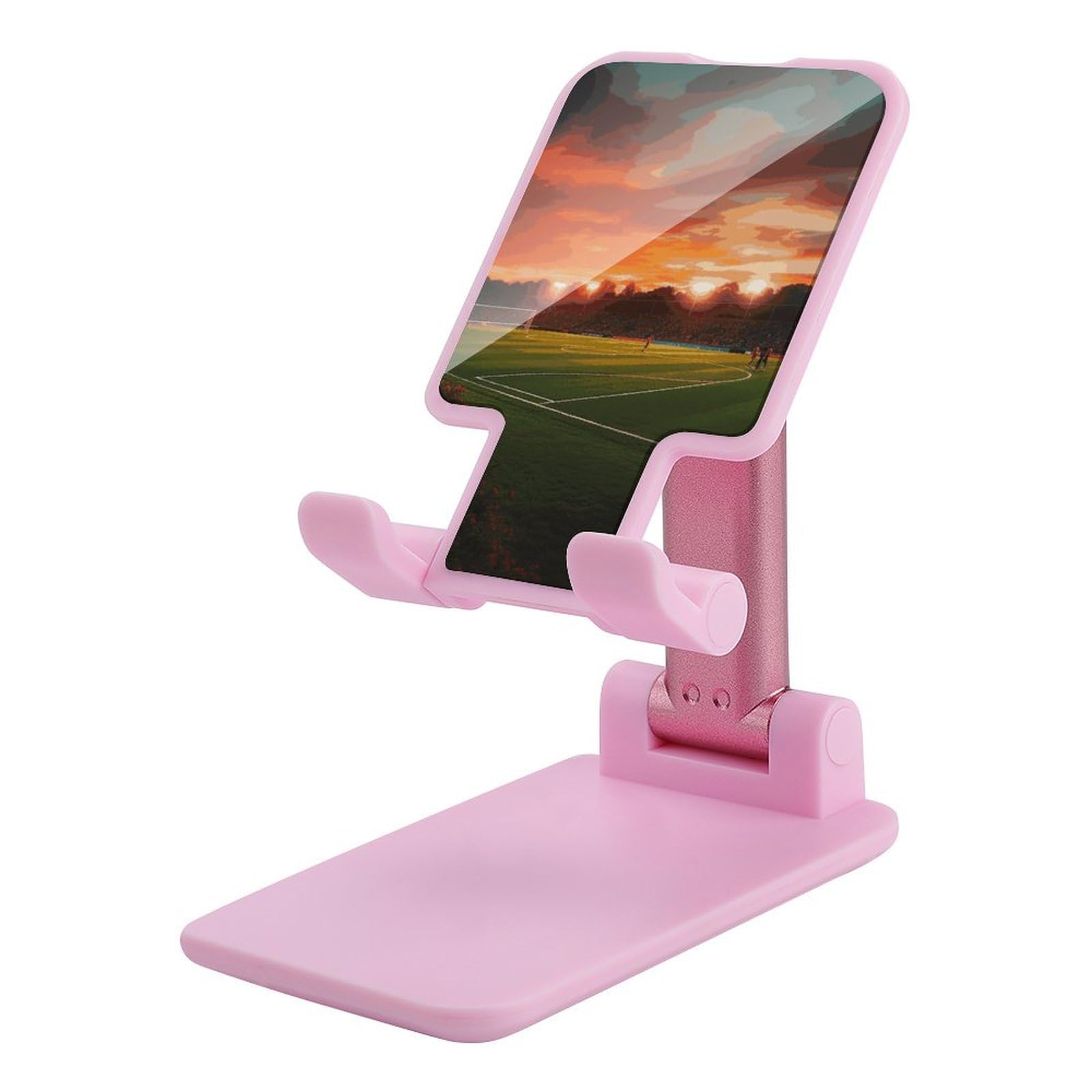 Support de téléphone portable compatible iPhone Android avec design football - 7
