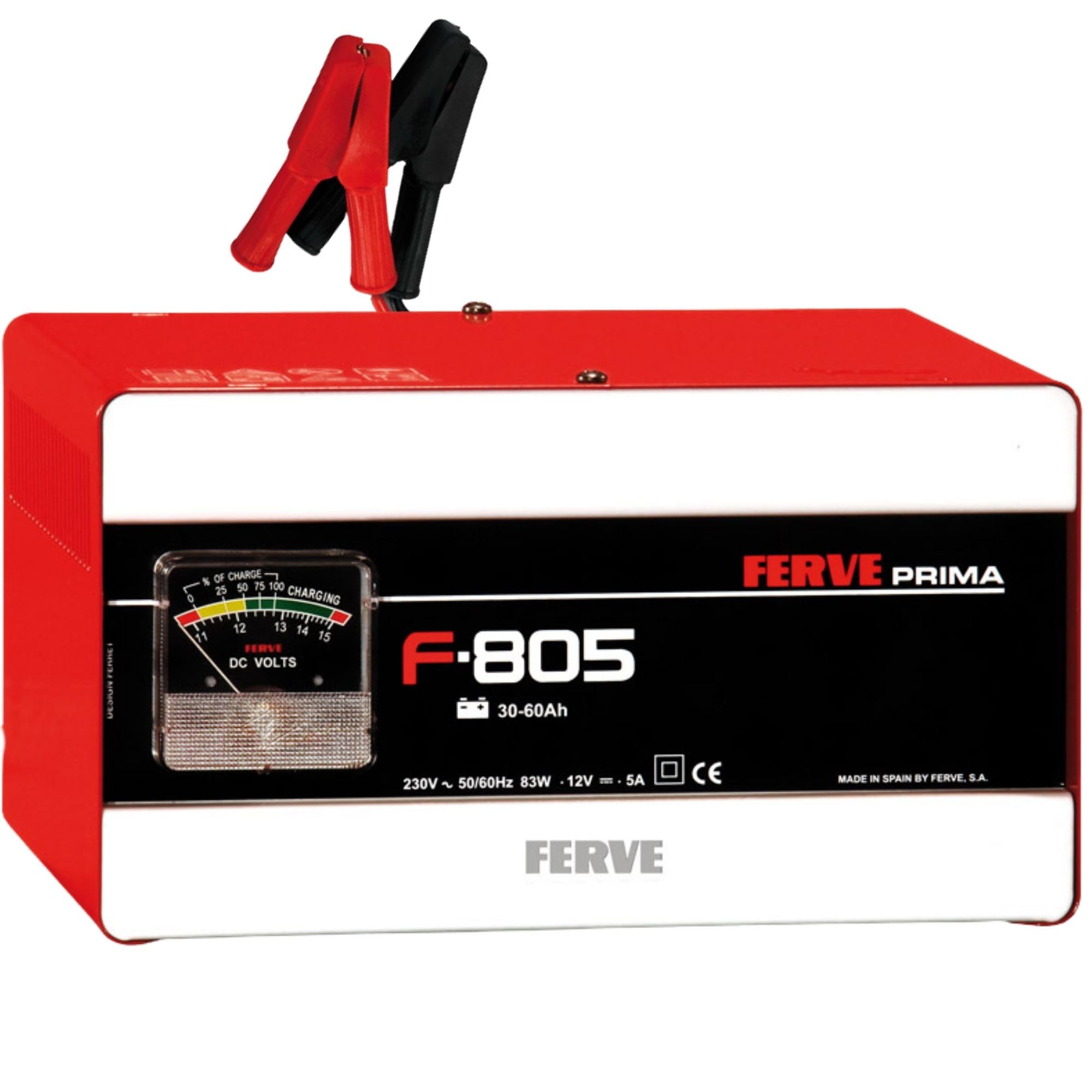 Ferve F-805 Cargador de Baterías de Plomo Ácido