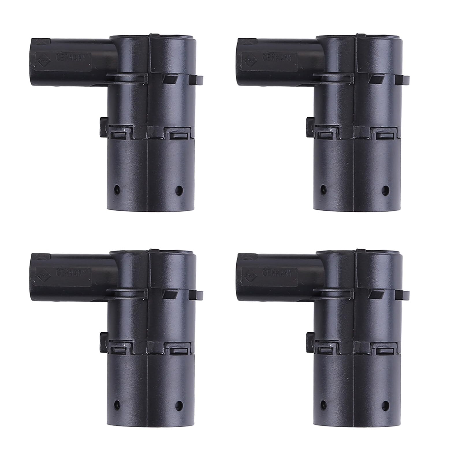 Slakerbe 4pcs Reverse Backup Parking Rear Bumper Park Assist Object Sensor,25994-9BF1A 25994-9BF1B Rear Right Backup Reverse Parking Aid Assist Sensor Compatible for Nissan Frontier 2013-2021