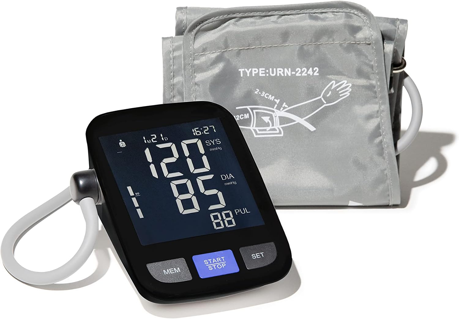 Home Digital High Blood Pressure Monitor Machine with Larger More Comfortable Cuff, Upper Arm Blood Pressure Machine
