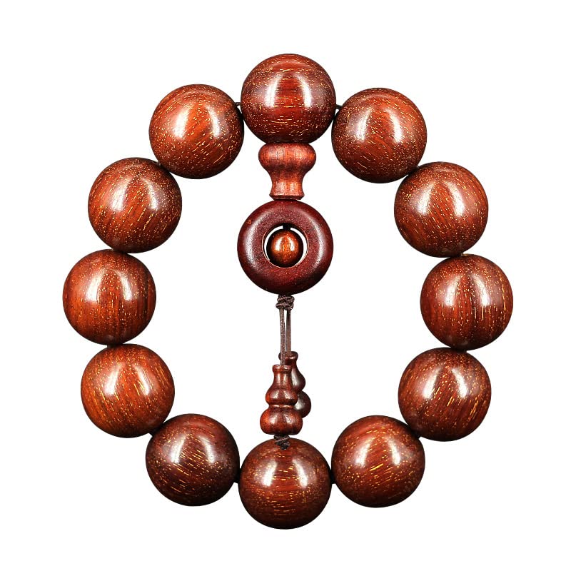 Amazon.com: 高油密血檀手串媲美小叶非洲小叶紫檀木赞比亚血檀金星佛珠