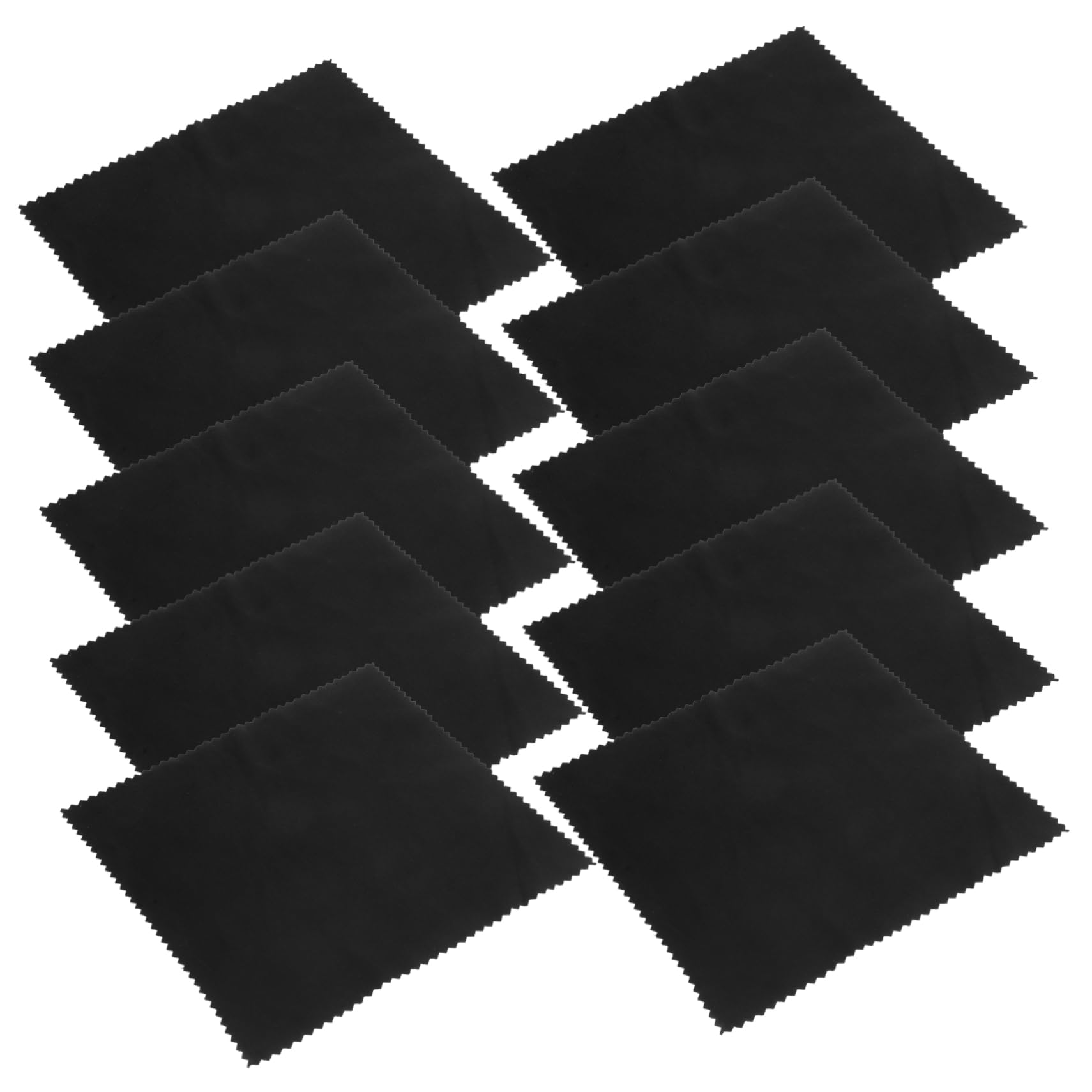 Sosoport 10Pcs Reusable Piano Cleaning Wipe Cloths for Violin Bass and Guitar Dual Sided Soft Microfiber Instrument Care Effortless Dirt Removal