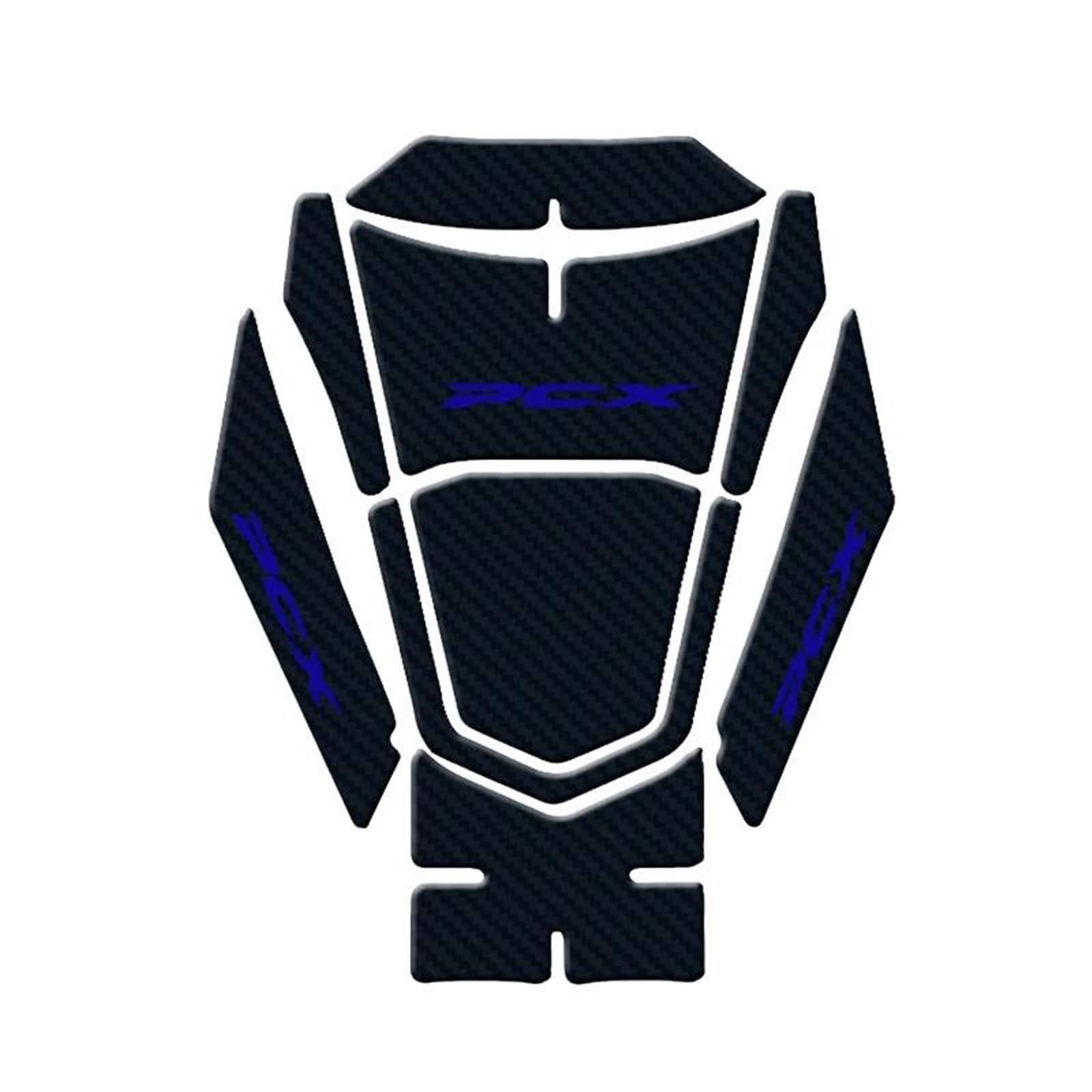 Slimes Color3 Carbon Fiber Motorcycle Stickers Tank Pad Protector Decals For Pcx160 Pcx160 Pcx 160 2021(Color3)
