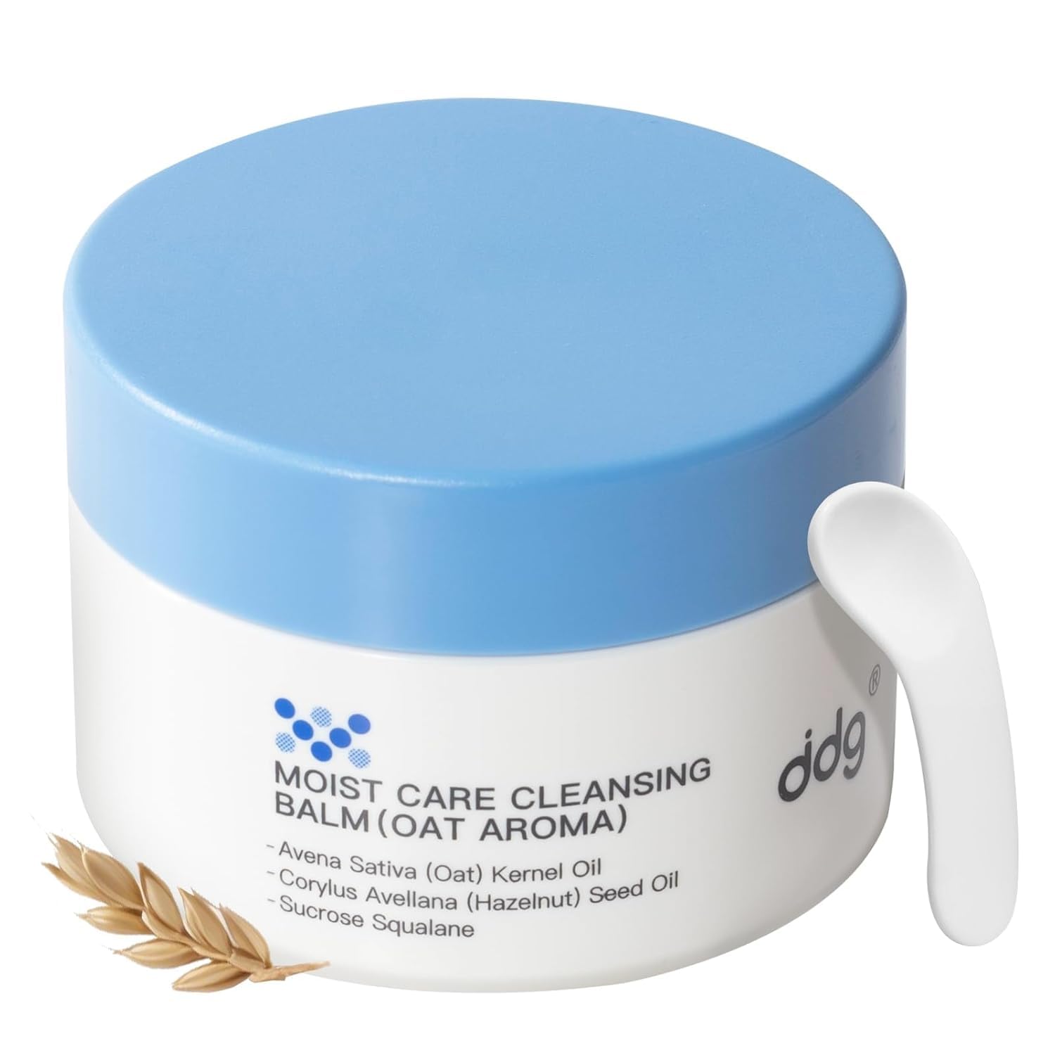 ddg Cleansing Balm Makeup Remover for Sensitive Skin,Eye Makeup Remover & Facial Cleanser for Waterproof Makeup Removal,Vegan Plant Oils,Nourishing &