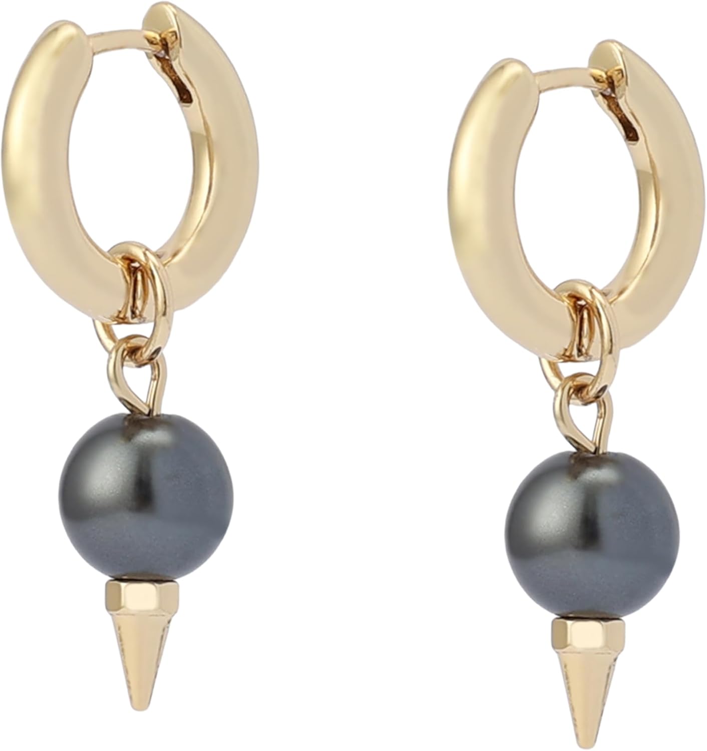 AllSaints Women's Pearl Spike Drop Earrings - Image 2