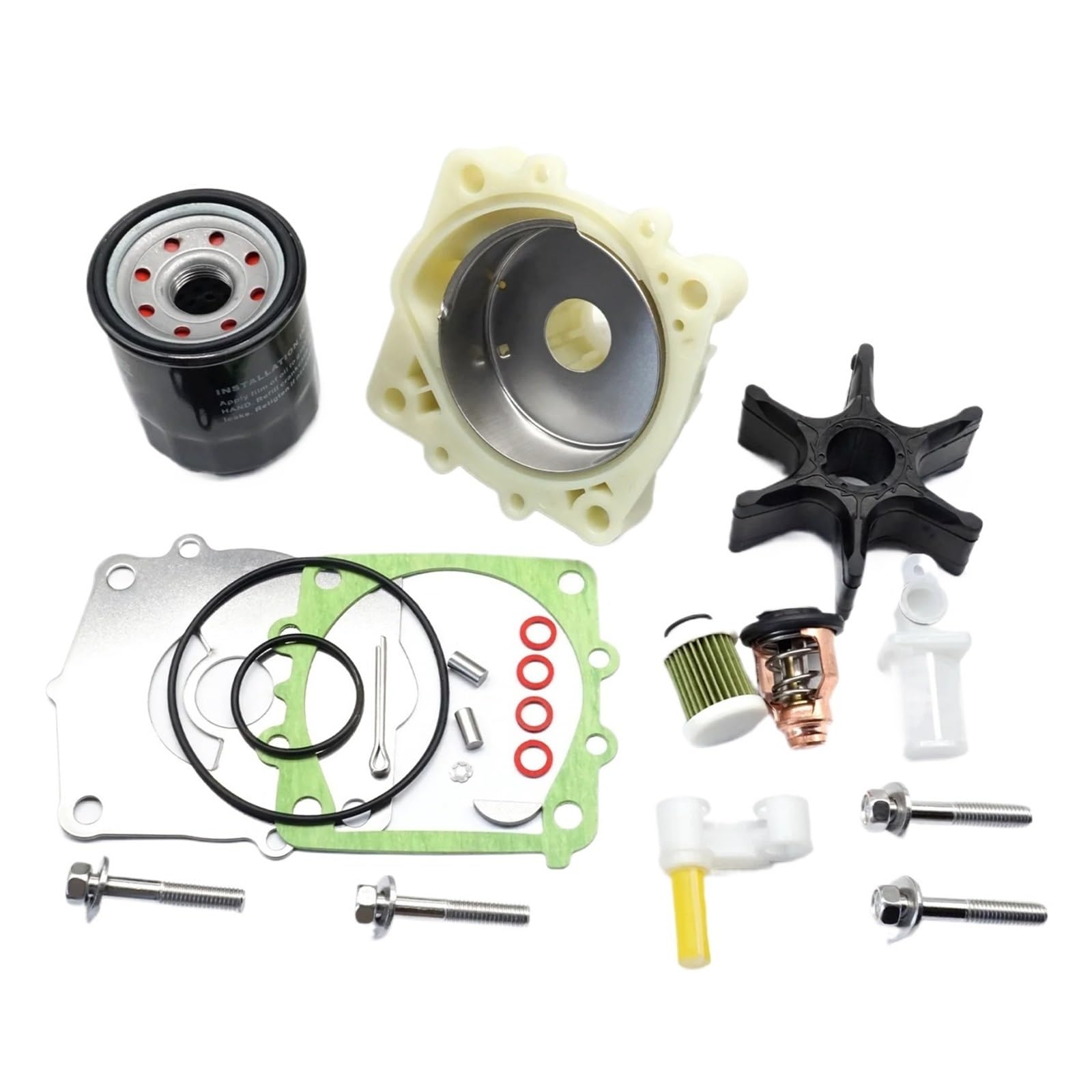 Kit d'entretien moteurs 4 temps 115 CV pièce pompe à eau 6AH-W0078 et filtre essence de rechange