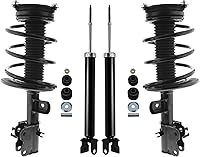 Vista 134 de Detroit Axle - Amortiguadores de muelles helicoidales RWD para Dodge Charger 2012-2020, 2012-2019 Challenger 2 Amortiguadores delanteros completos