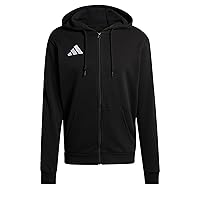 adidas Homme Entrada26 Full Zip Hoodie, Black/White
