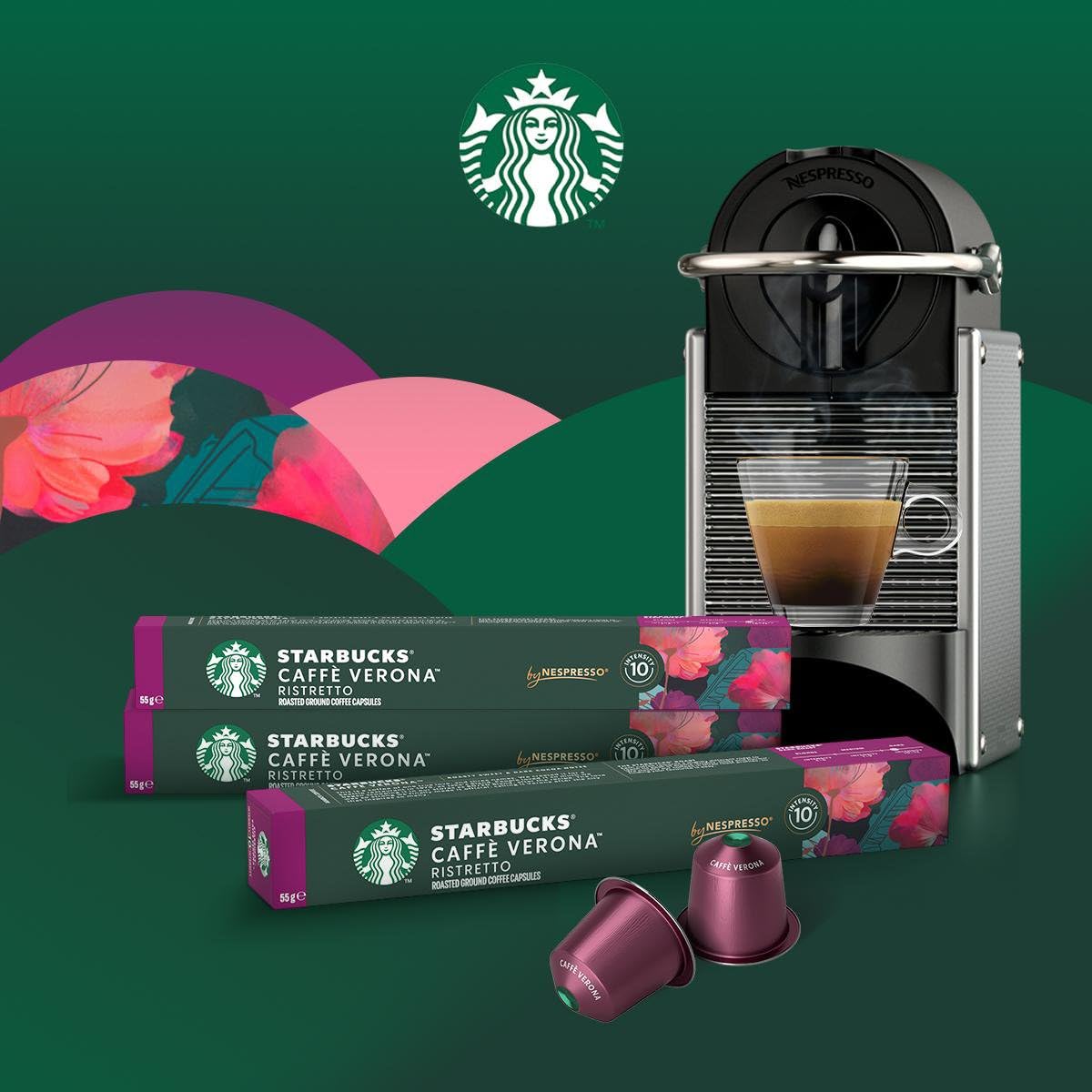 Café em Cápsula Starbucks Nespresso Caffè Verona 10 Cápsulas