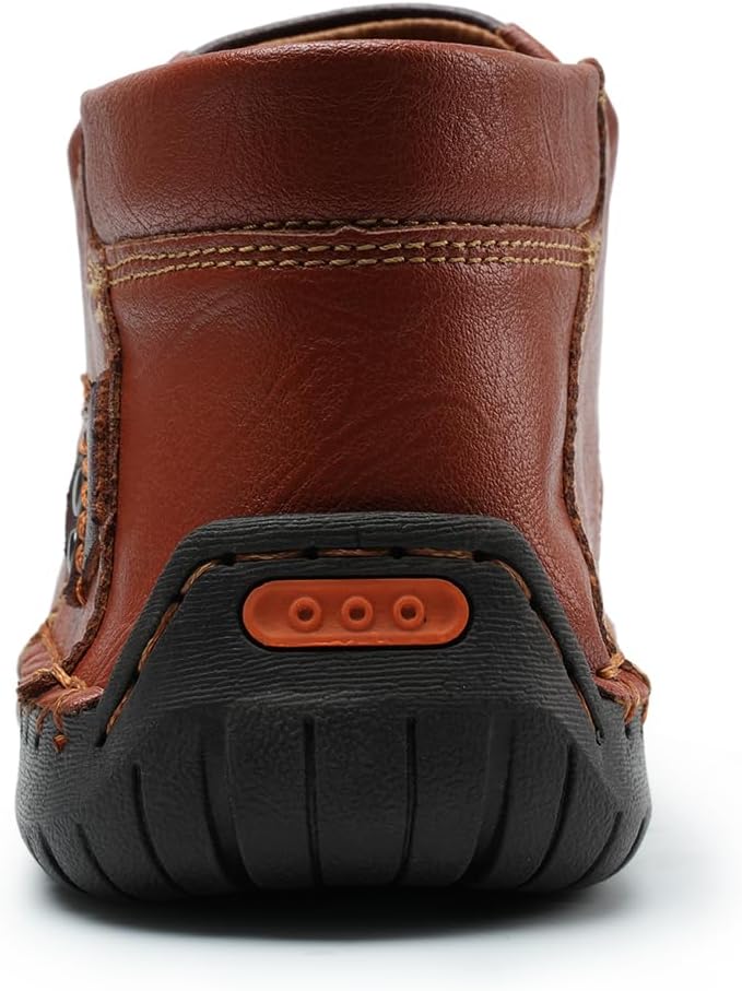 Men's Classic Dress Chukka Boots Loafers Casual Slip On Outdoor Casual Boots for Men Driving Travel Walking Shoes for Adult Male - Image 3