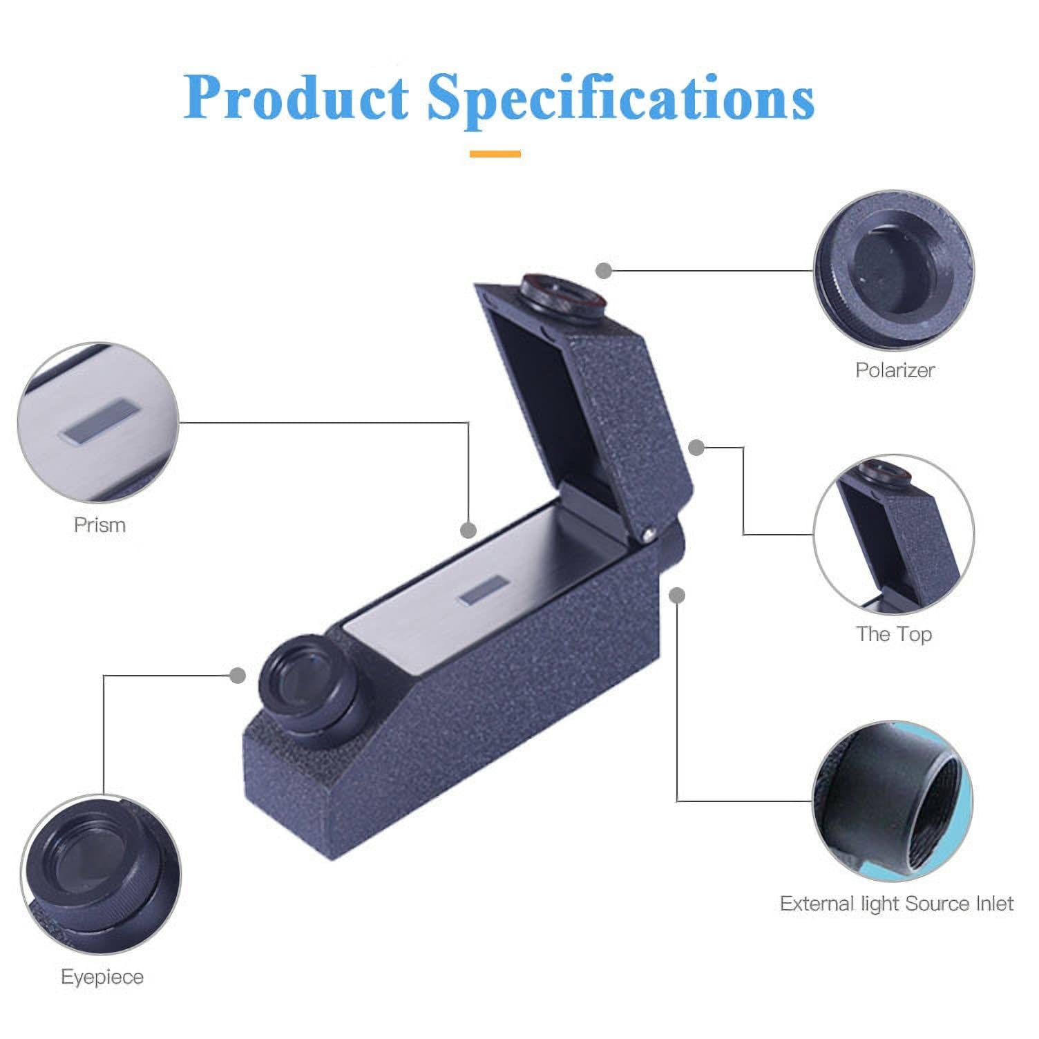 Gem Refractometer - Jewelry & Gemstone ID Tester -6 Gem Refractometer - Jewelry & Gemstone ID Tester -6