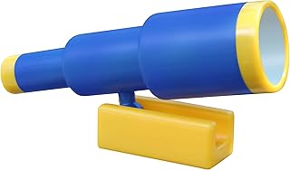 Jungle Gym Kingdom Playground Accessories - Pirate Ship Telescope for Kids - Plastic Attachment for Treehouse, Outdoor Playhouse, Playset, Backyard Swing Set (Blue)