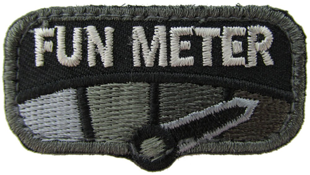 MilSpec Monkey Fun Meter Morale Patch (Black)