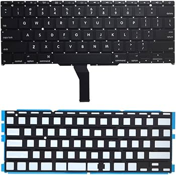 MacBook Air 11インチ 2013 USキーボード Amazon | Padarsey ノートパソコンブラック US バックライトキーボード