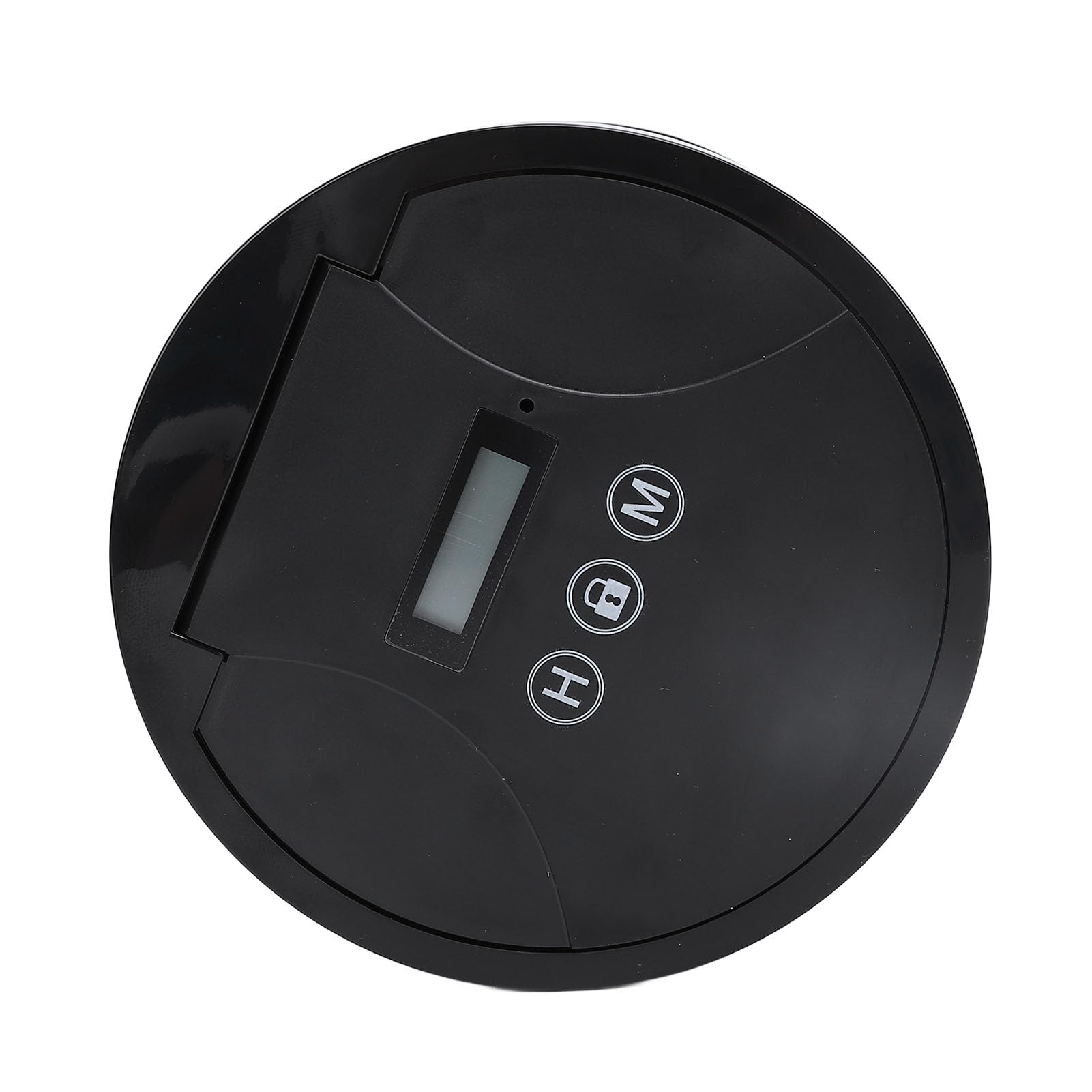 CHICIRIS Cassetta di Sicurezza Temporizzata Contenitore Elettronico Multiuso per L'archiviazione di Telefoni, Chiavi e Gioielli a Casa, in Ufficio o a Scuola, in Plastica, 5,7x6,5 Pollici (BLACK)