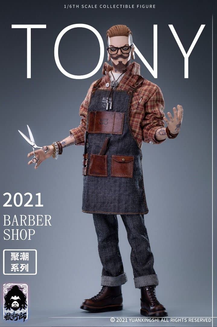Amazon.co.jp: jc001 Barber Tony 理容師 トニー 1/6 フィギュア 検