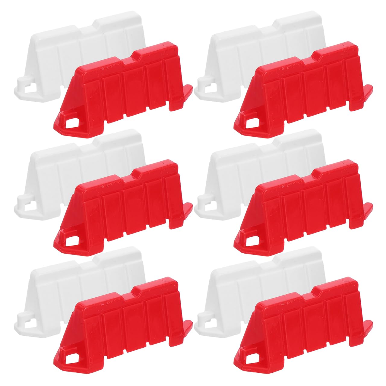 Toddmomy 50pcs Rc Drift Field Fence Traffic Barricade Miniature Road Block Toy Accessories for Remote Control Car Racing Track Setup