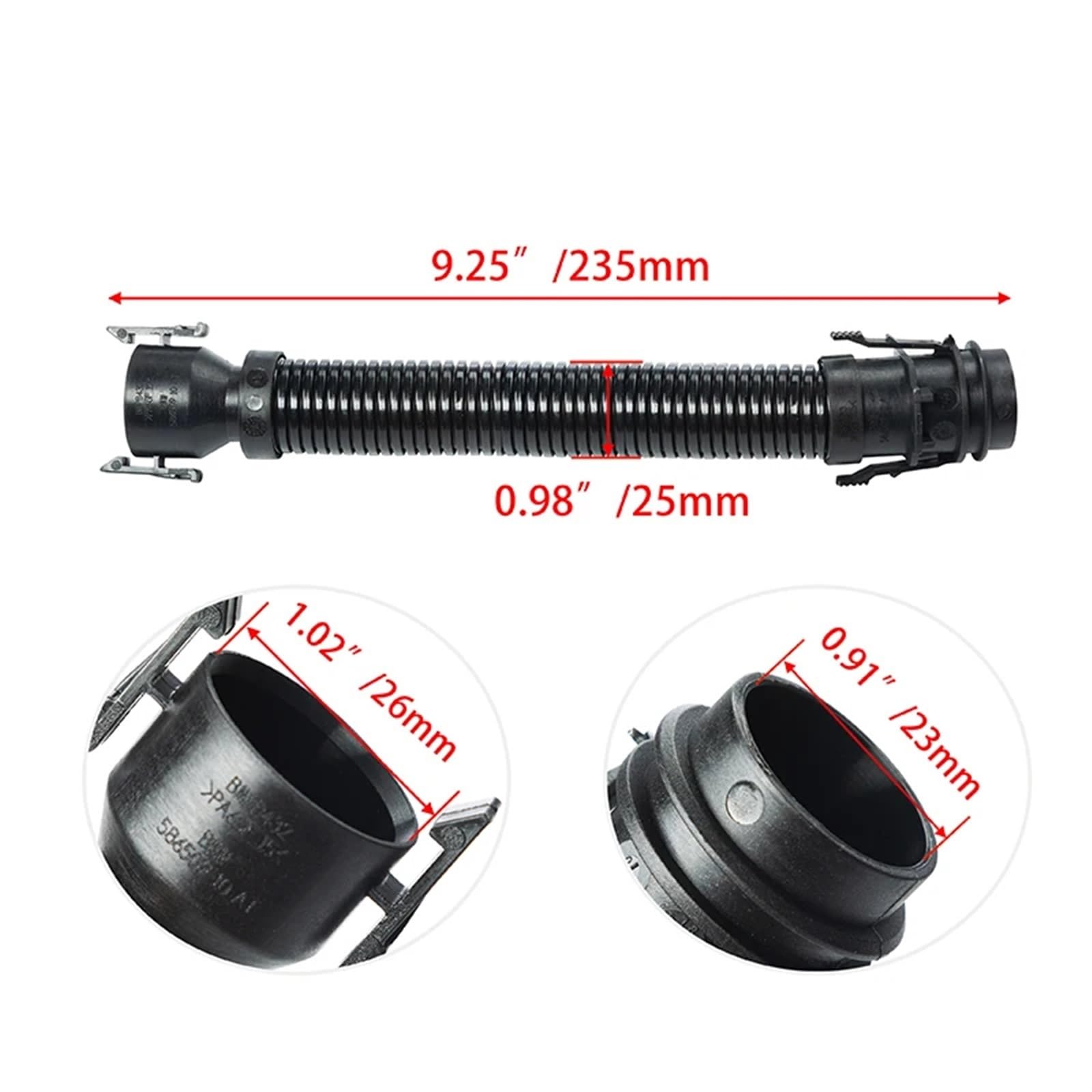 Lufteinlassrohr Für BMW E87 E90 F30 X3 X5 - Ansaugstutzen 13717803842 Passend Für Viele Modelle