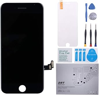 for iPhone 7 Screen Replacement Black 4.7" LCD Touch Screen Digitizer Assembly Set + Premium Glass iPhone 7 Screen Replacement Protector+Free Repair Tool Kits 7 Black-1