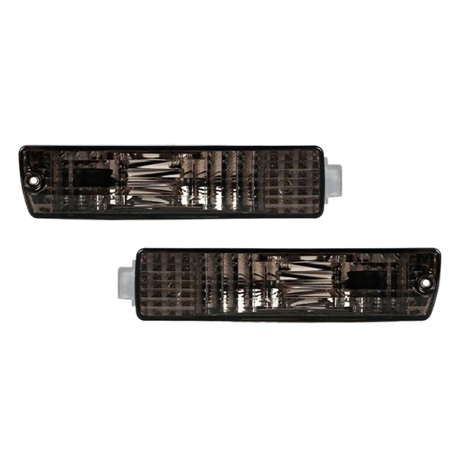 Clignotants Auto Lot De 2 Clignotants De Pare-Chocs Avant pour VW pour Golf 2 MK2 pour Jetta 2 MK2 1980-1992, avec Harnais Et Accessoires Indicateurs Latéraux(Black-1Pair)