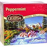 Celestial Seasonings Herbal Tea - Peppermint - 40 Bags (Pack of 3)