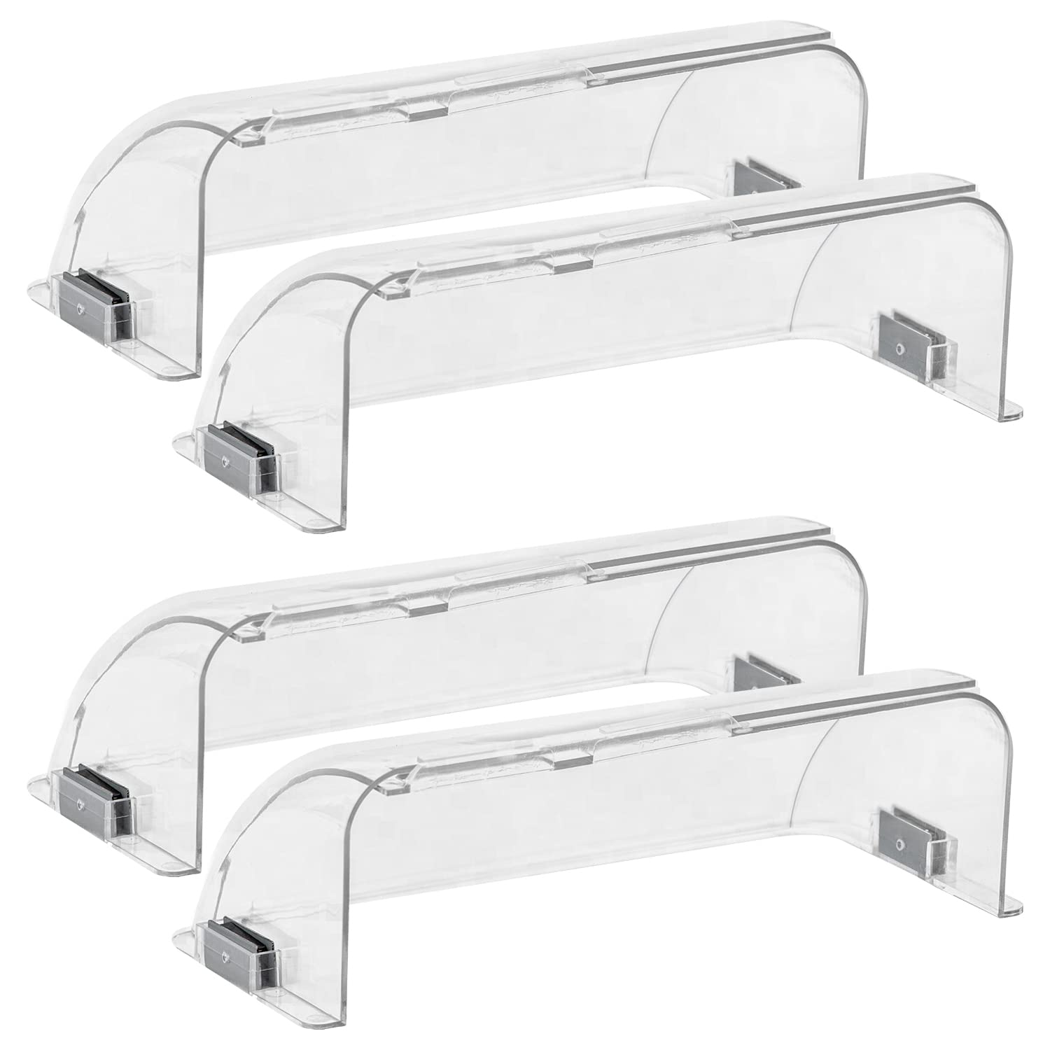 Funmit Air Vent Deflectors Adjustable Magnetic Heat Easy Adjust Between 10�-14� for Vents Sidewall Floor Ceiling Registers (4 Packs)