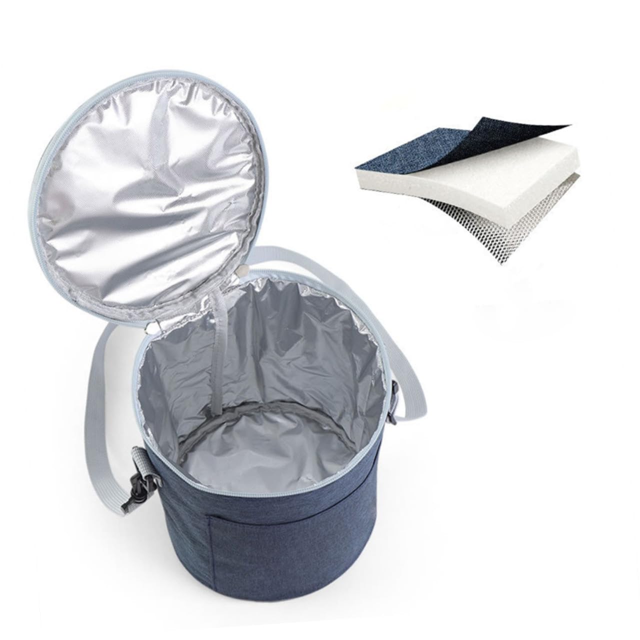 OSALADI Bolsa Térmica Aislamiento Térmico Portátil y Ligera de Tela Oxford y Diseño Resistente para Almuerzo al Aire Libre para Comidas Casa