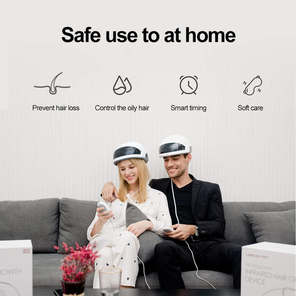 KEYOZA Anti Hair Loss Device Hair Growth Laser Helmet Hair Care Device for Men & Women Prevent Hair Loss, FDA Certified, No Side Effects - Image 5 thumbnail