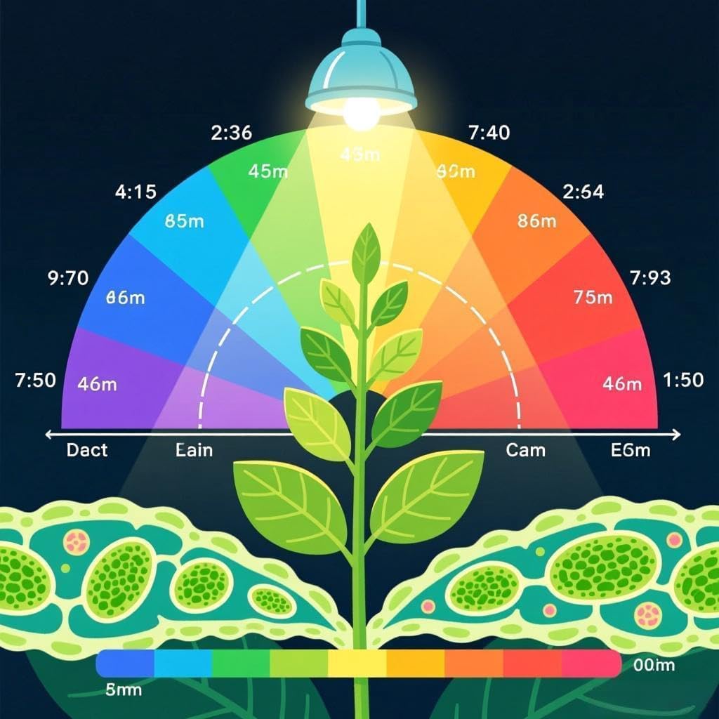 HearGrow1000W LED Grow Light (2025 Upgraded), Full Spectrum Plant Light for Indoor Seedlings & Vegetables, Dimmable with Built-in Timer