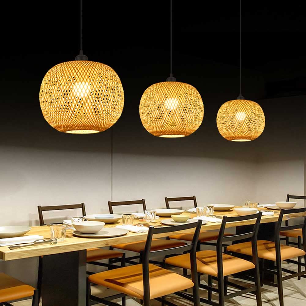 Abat-jour Sphère Ondulé 40 Cm – Design Vague Moderne En PP, Pour Suspension, Salon, Bar, Salle à Manger – Installation Facile