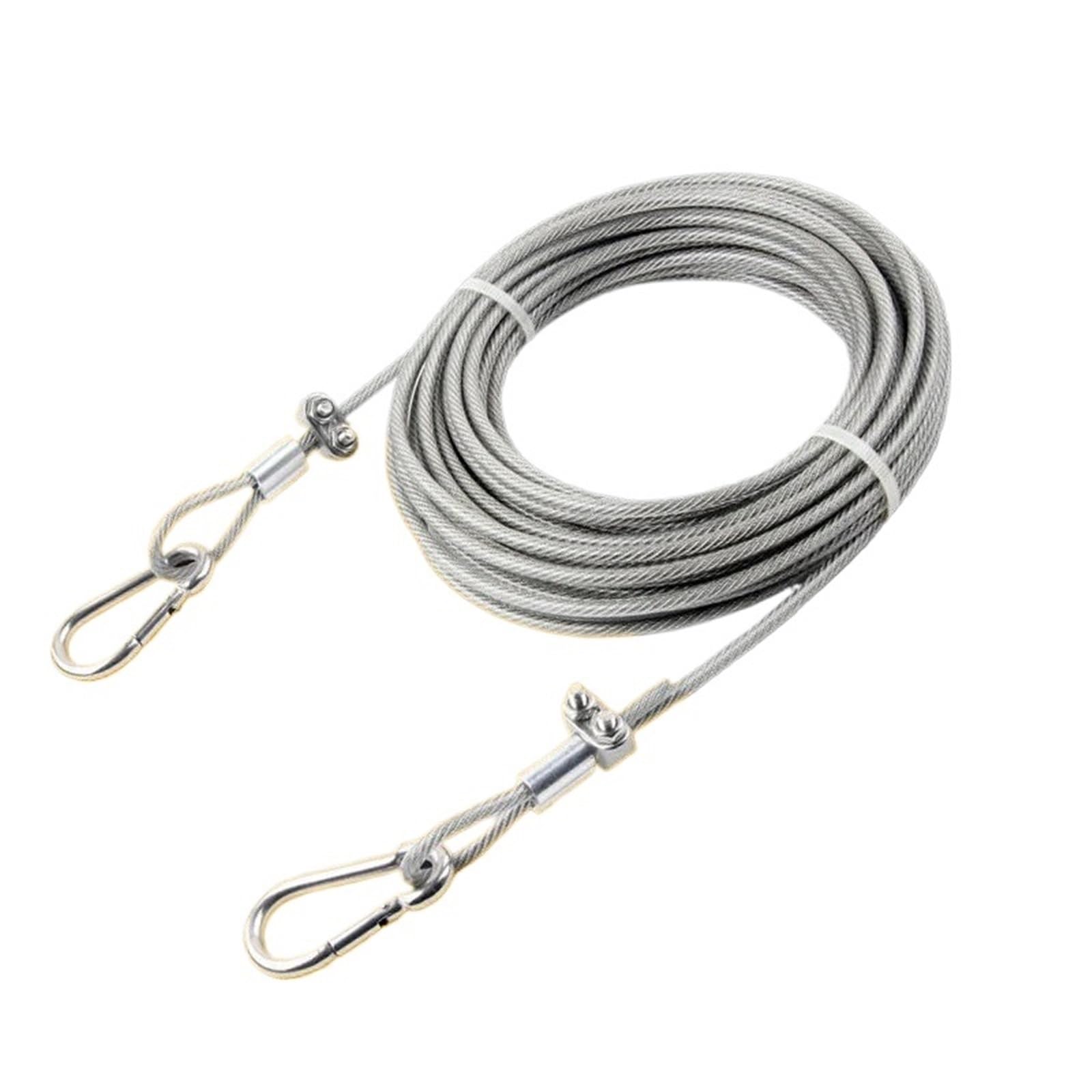 Laundry Line Load-bearing Up To 250lbs Stainless Steel Wire Rope Clothesline Windproof Non-Slip Portable Laundry for Indoor and Outdoor Balcony Garden