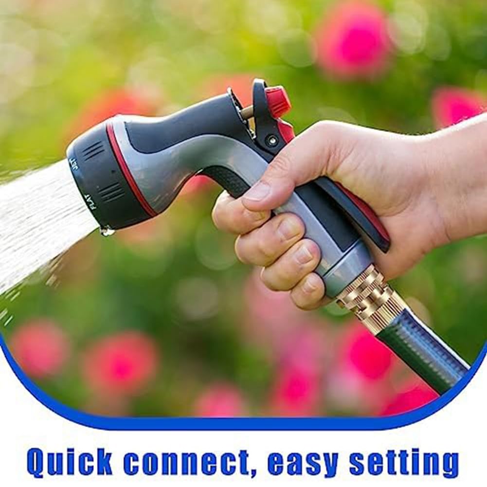 Raccordo Rapido per Tubo da Giardino Connettore per Tubo 'Acqua da 3/4 Pollici Connettore per Tubo da Giardino Perdite Adattatore Femmina e Adattatore