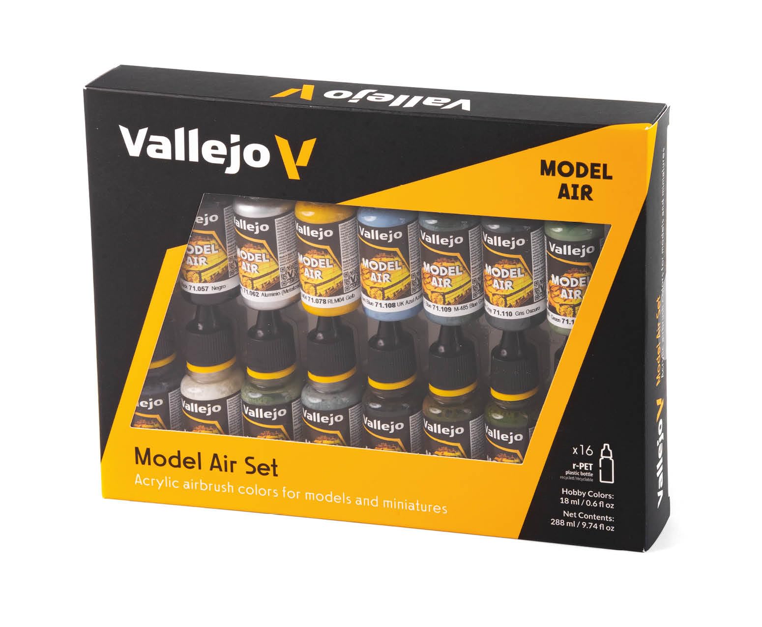 Vallejo British Airset - Set de pintura acrílica (16 unidades), multicolor
