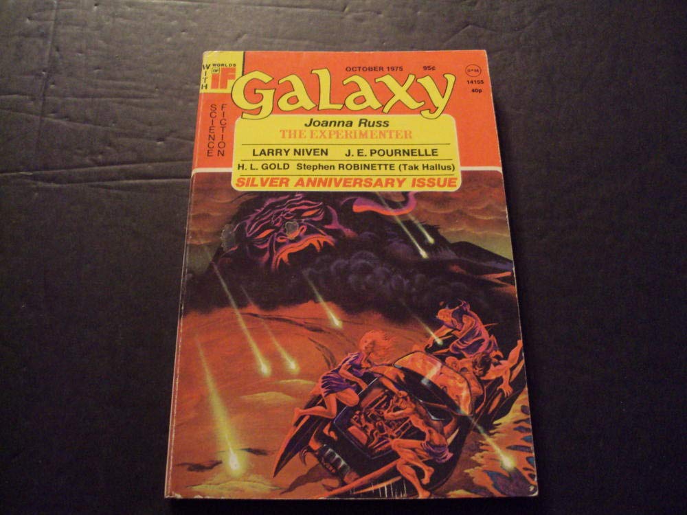 Galaxy Oct 1975 Joanna Russ The Experimenter, Larry Niven