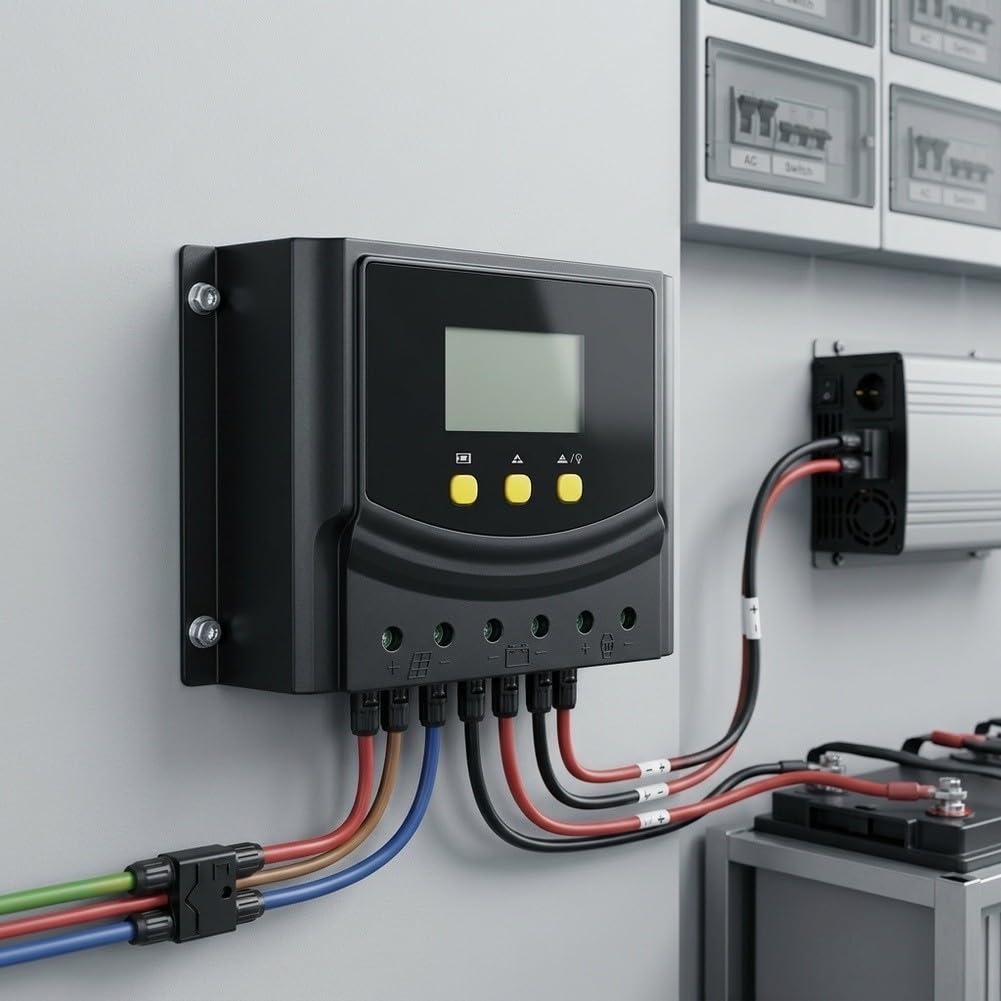 Controlador Solar para pwm 60A 48V Pantalla LCD USB Controlador