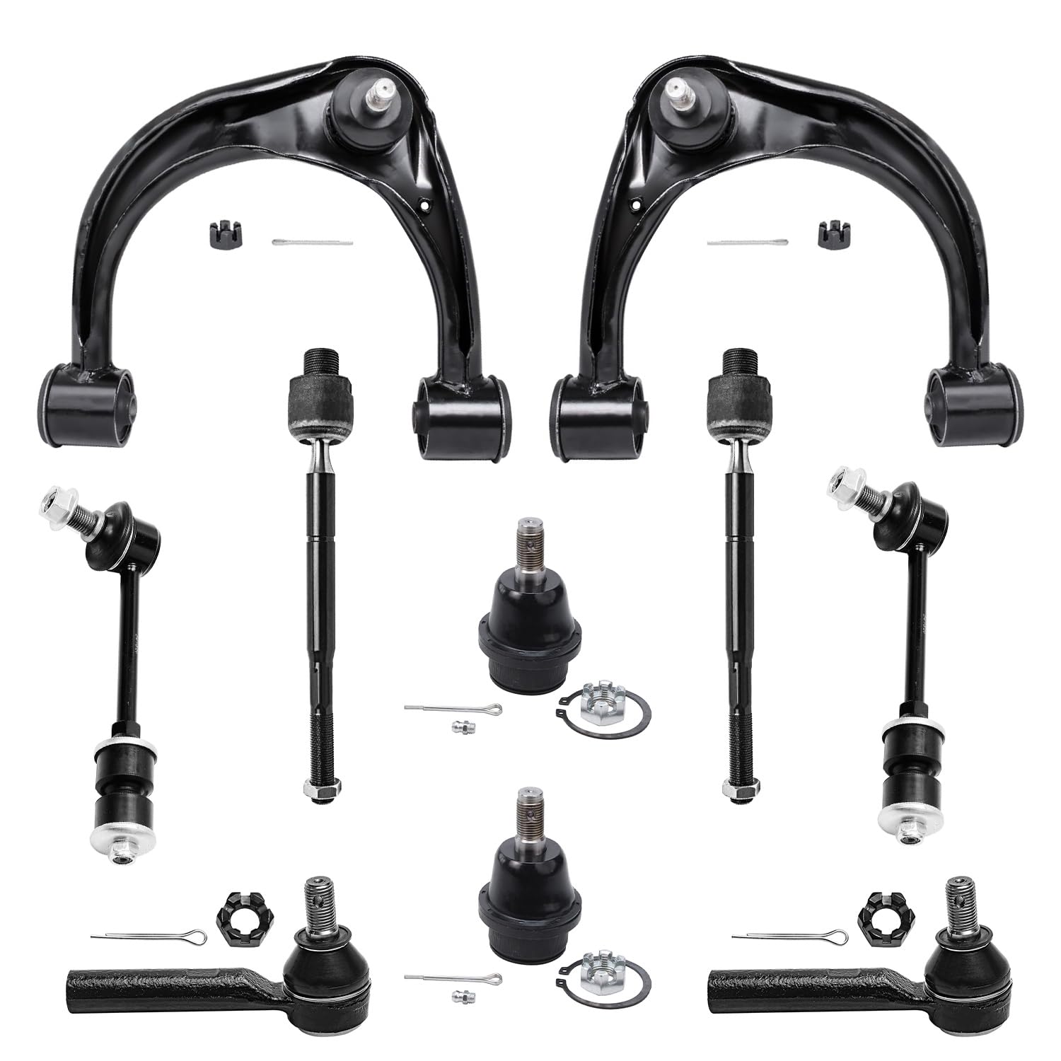 Detroit Axle - 10pc Suspension Kit for 03-09 4Runner FJ Cruiser Lexus GX470