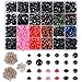 Queta Set de Ojos para Muñecas, 838pcs Ojos de Plástico para Manualidades y Narices de Seguridad, Accesorios para Manualidades de Bricolaje para Muñecas, Muñecos de Peluche y Títeres (2)
