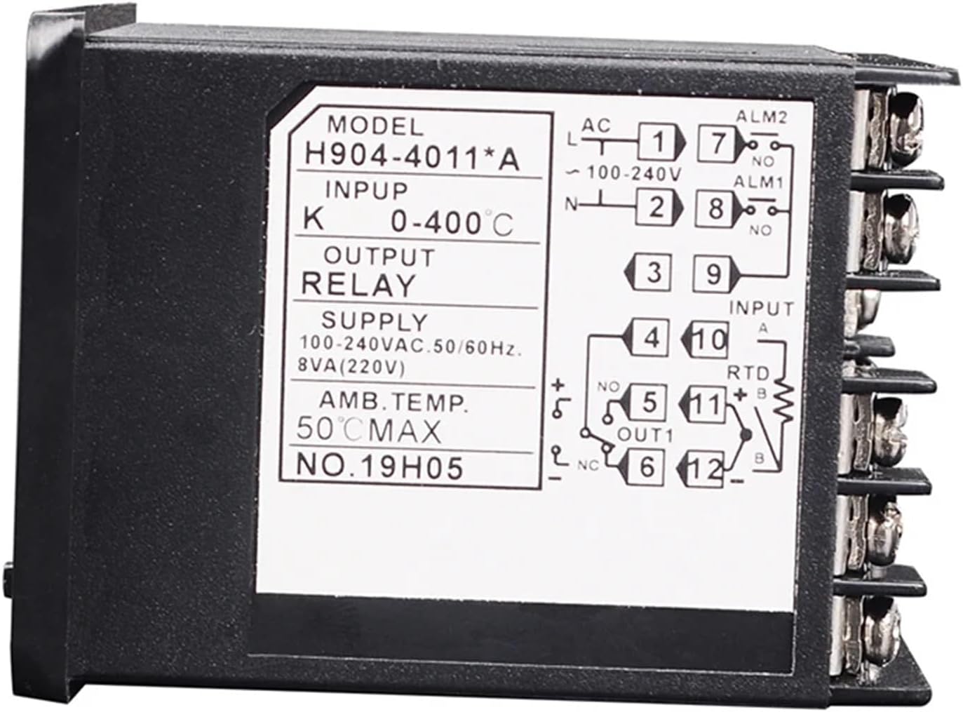 Large HD LCD Digital PID Temperature Controller Heating Cooling Regulator Universal Multi Thermocouple Output Relay Thermostat(96 96 Relay Output)