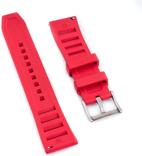 Miniatura 2 de StrapHabit Correa de reloj de goma ventilada de liberación rápida FKM Vent 0.787 in 0.866 in