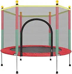 Cama Elástica 140cm com Rede de Proteção