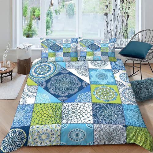 Parure de lit baroque double 200x200 microfibre avec housse de couette - 4