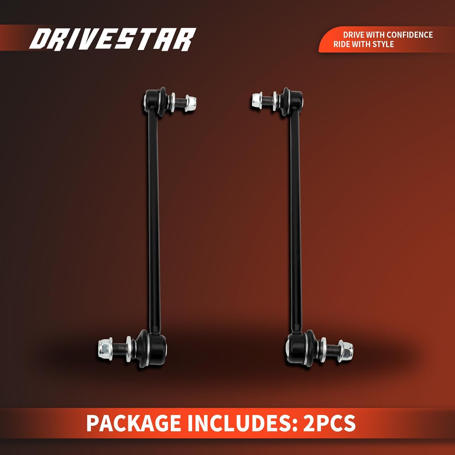 DRIVESTAR 2PCS K750043 Front Left Right Stabilizer Sway Bar End Links, fit for Lexus CT200h/ HS250h/ NX200t/ NX300/ NX300h, for Scion tC/xB, for Toyota Corolla iM/Prius Plug-In/Prius V/ RAV4