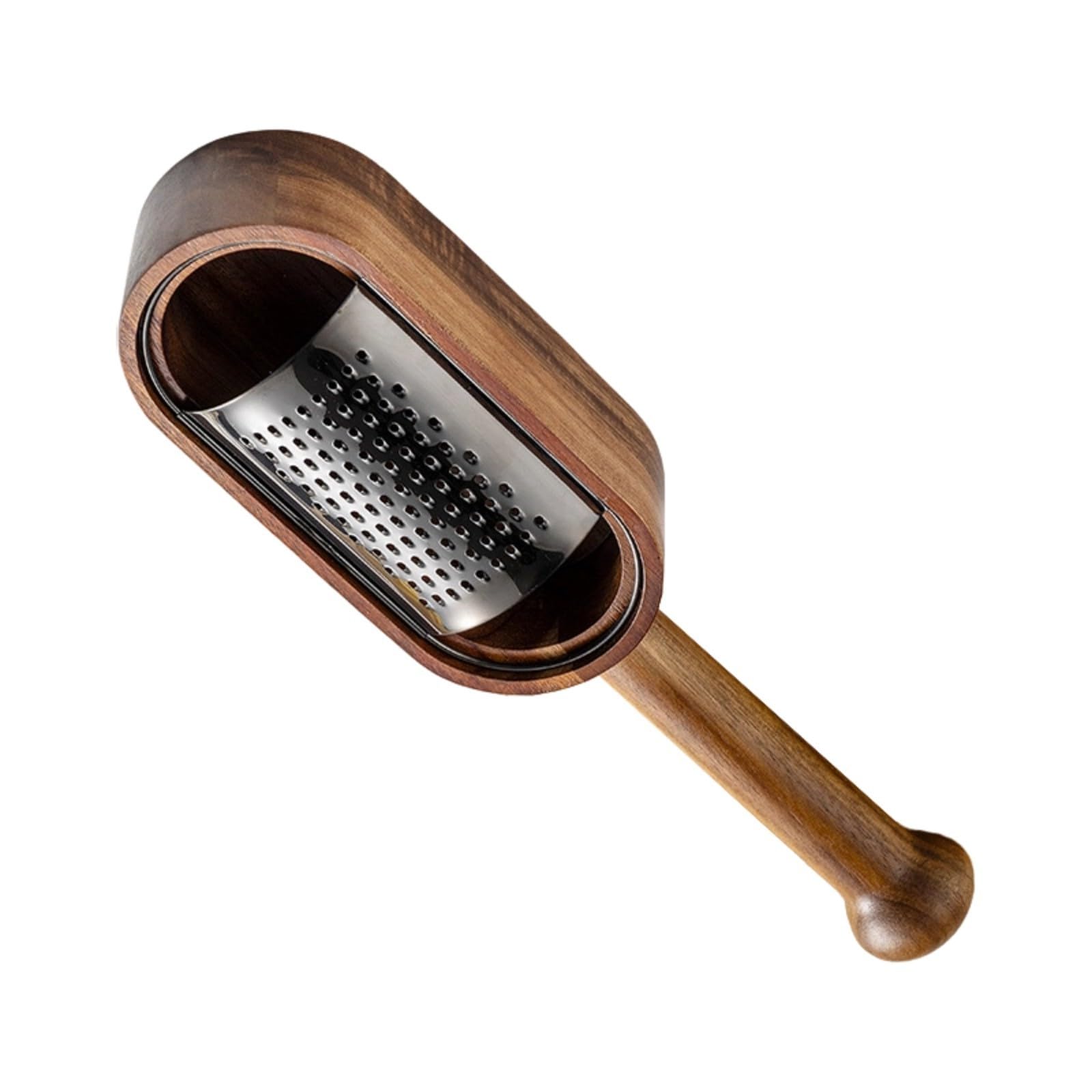 Oxxggkao Premium Beechwood Cheese Grater Including Holder for Smooth Shredding and Organized Kitchen Storage Compact Kitchen Gadget